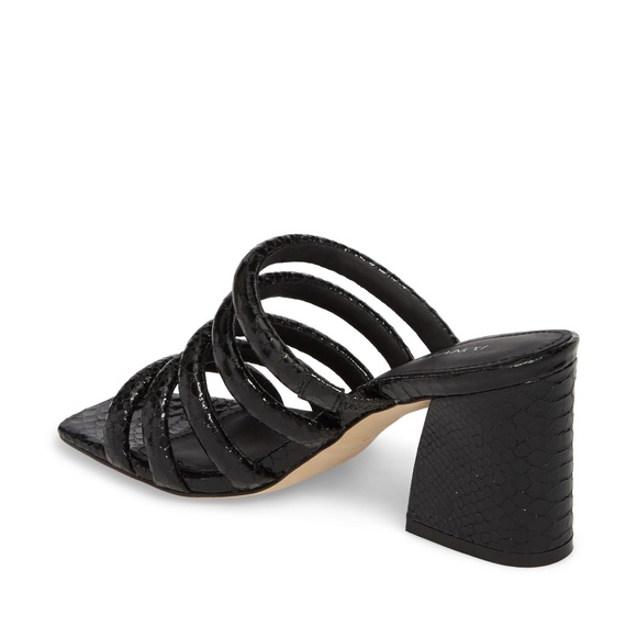 Donald Pliner Wes Block Heel Mule Black Size 7 - Picture 2 of 15